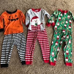***SOLD***Holiday toddler pajamas